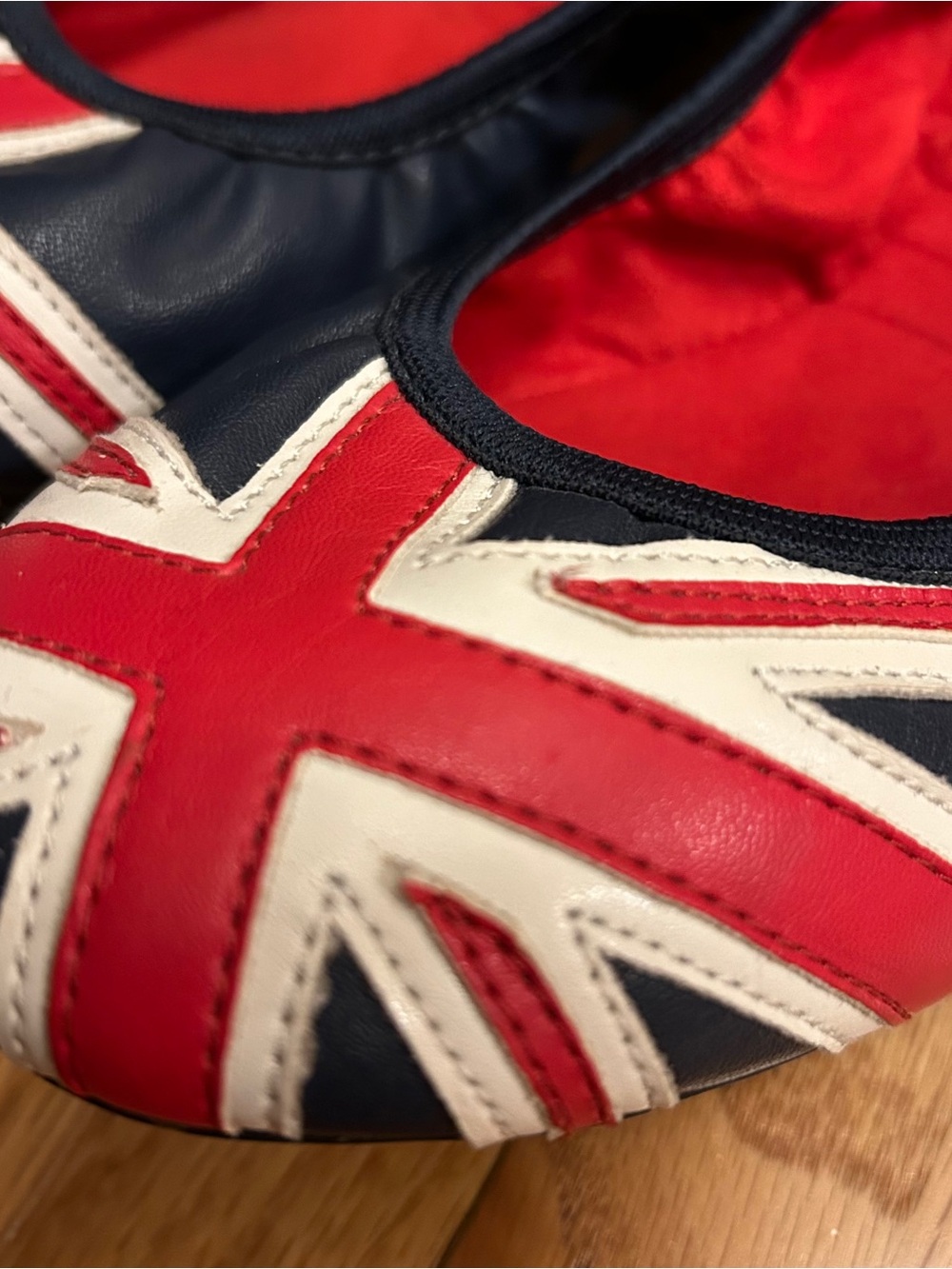 Butterfly Twists Union Jack Ballet Flats - Picture 3 of 11